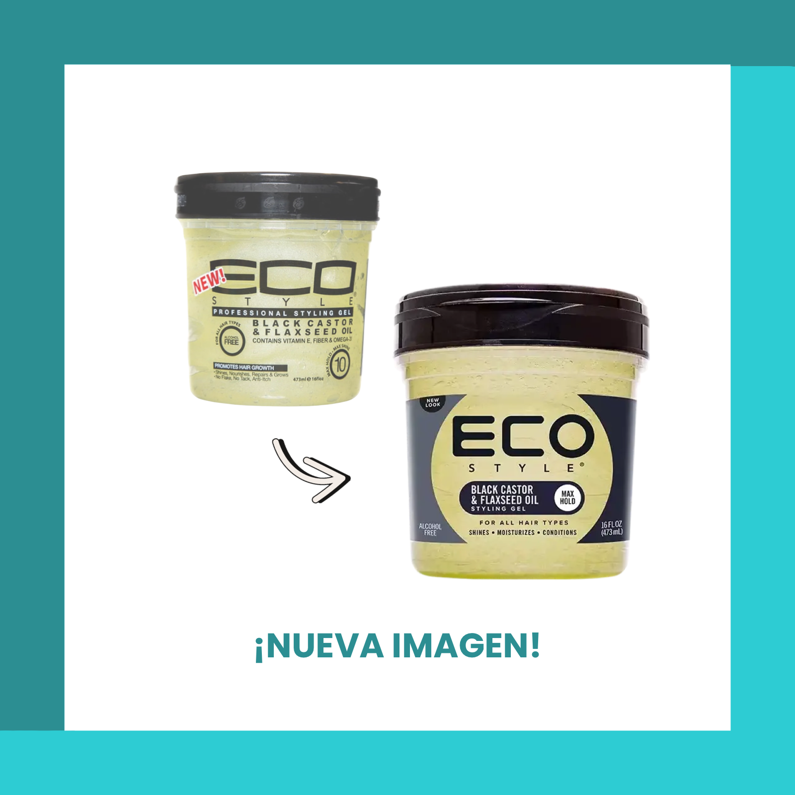 ECO STYLE GEL RICINO Y LINAZA - Imagen 2